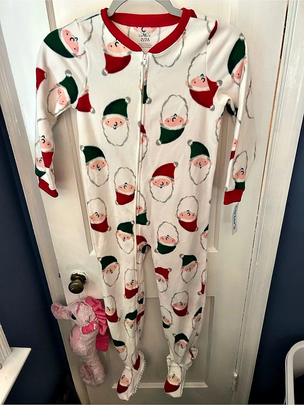 Carter's Kid 1-Piece Santa Fleece Footie Pajamas Baby 7/8